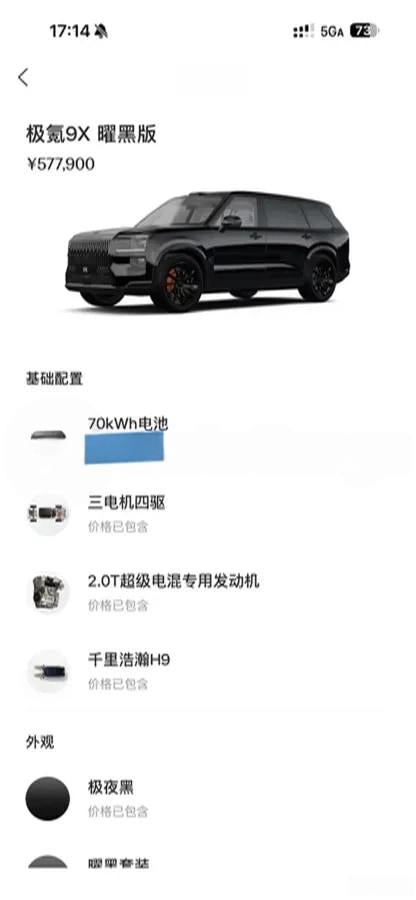 2025 Zeekr 9X 2.0T 279HP L4 1DHT PHEV image 5